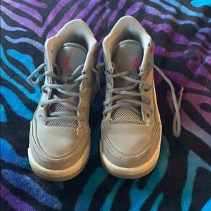 Grey and pink Jordan